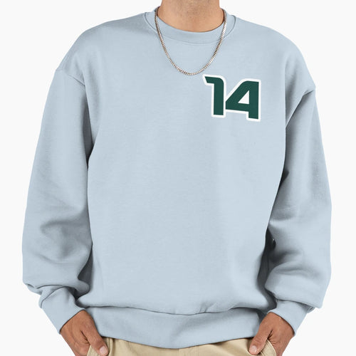 Alonso 14 Aston Martin Number Sweatshirt - Novelty Apparel for Adults - T-Shirt, Sweatshirt, Hoodie