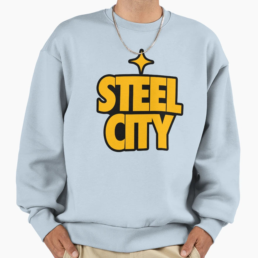 Steel City Original Sweatshirt - Custom Art Print Men Women - T-Shirt, Sweatshirt, Hoodie