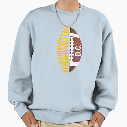 Washington Football Dc Sports Team Sweatshirt - Trendy Graphic Men Women - T-Shirt, Sweatshirt, Hoodie