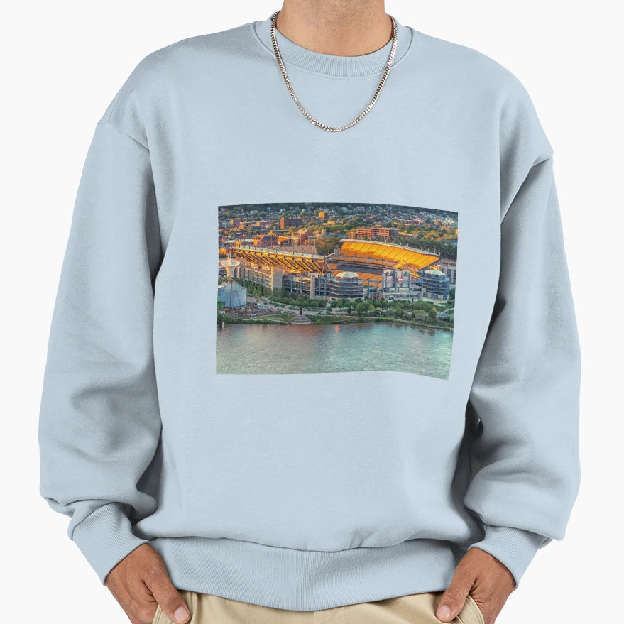 Heinz Field Pittsburgh Steelers Sweatshirt - Custom Art Print Men Women - T-Shirt, Sweatshirt, Hoodie