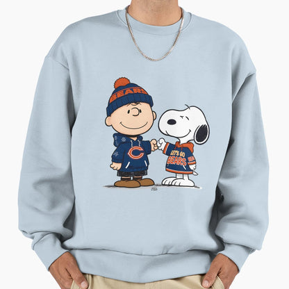 Charlie Brown And Snoopy Nfl Sweatshirt - Trendy Graphic for Adults - T-Shirt, Sweatshirt, Hoodie