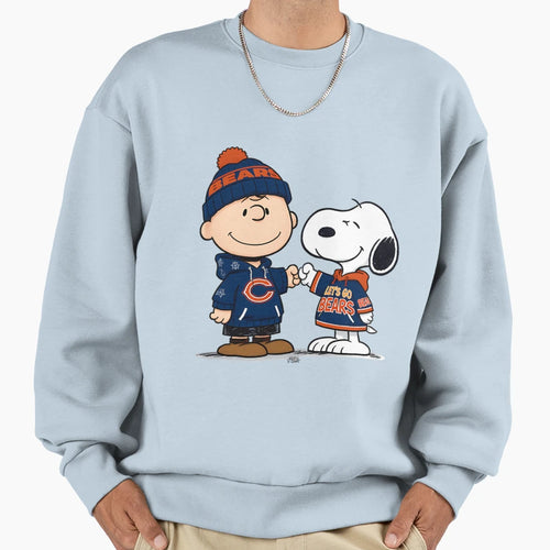 Charlie Brown And Snoopy Nfl Sweatshirt - Trendy Graphic for Adults - T-Shirt, Sweatshirt, Hoodie