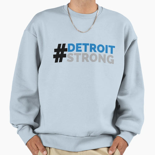 Detroitstrong Lions Sweatshirt - Custom Art Print Men Women - T-Shirt, Sweatshirt, Hoodie