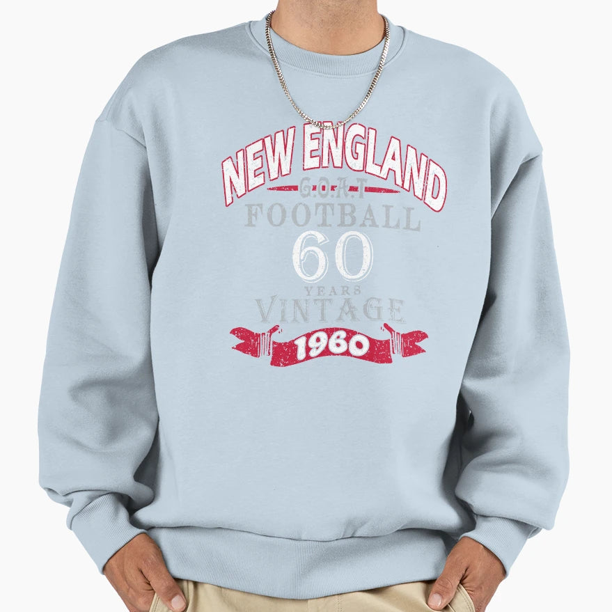New England Pro Football 60 Year Sweatshirt - Novelty Apparel Unisex - T-Shirt, Sweatshirt, Hoodie