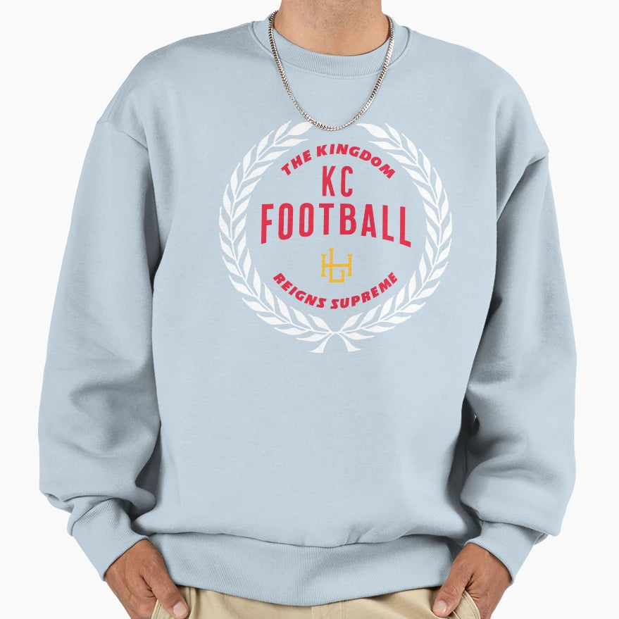 Kingdom Reigns Supreme Sweatshirt - Minimalist Print for Adults - T-Shirt, Sweatshirt, Hoodie
