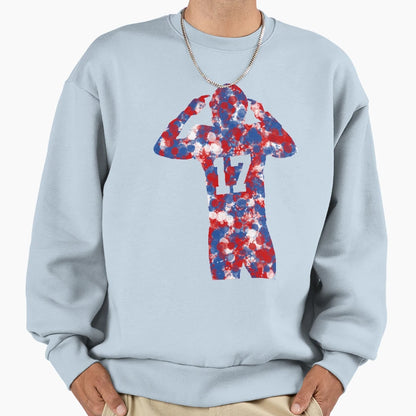 Splatter Allen Sweatshirt - Casual Everyday Wear Unisex - T-Shirt, Sweatshirt, Hoodie