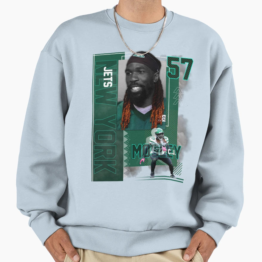 New York Jets C J Mosley 57 Sweatshirt - Aesthetic Graphic for Adults - T-Shirt, Sweatshirt, Hoodie