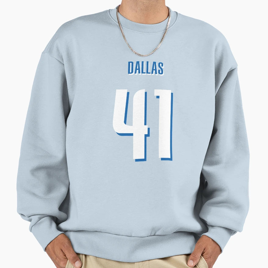 Dirk Nowitzki Dallas Sweatshirt - Casual Everyday Wear Men Women - T-Shirt, Sweatshirt, Hoodie
