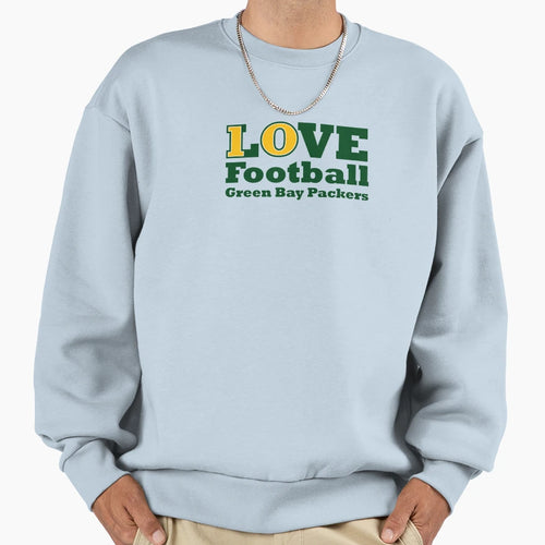 Love Football Green Bay Packers 10 Sweatshirt - Graphic Print Unisex - T-Shirt, Sweatshirt, Hoodie