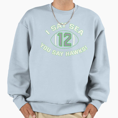 12Th Fan Wear Seattle Football Sweatshirt - Minimalist Print Men Women - T-Shirt, Sweatshirt, Hoodie