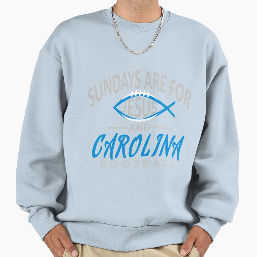 Sundays Are Jesus Carolina Funny T-Shirt - Unique Graphic Men Women - T-Shirt, Sweatshirt, Hoodie