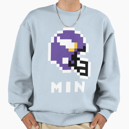 Minnesota Vikings Tecmo Super Sweatshirt - Casual Everyday Wear for Adults - T-Shirt, Sweatshirt, Hoodie