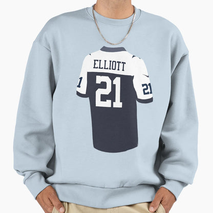 Ezekiel Elliott Thanksgiving Sweatshirt - Casual Everyday Wear for Adults - T-Shirt, Sweatshirt, Hoodie