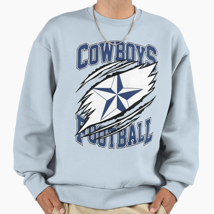 Art Dallas Cowboys Sweatshirt - Aesthetic Graphic Men Women - T-Shirt, Sweatshirt, Hoodie