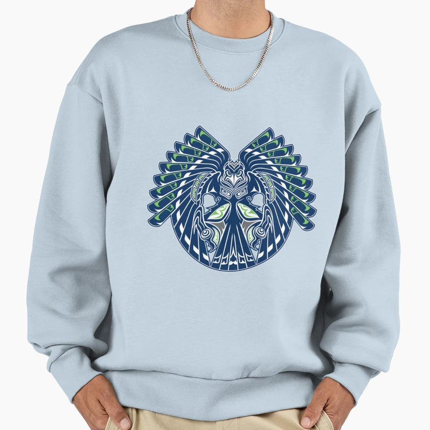 Seahawk Totem T-Shirt - Casual Everyday Wear Men Women - T-Shirt, Sweatshirt, Hoodie