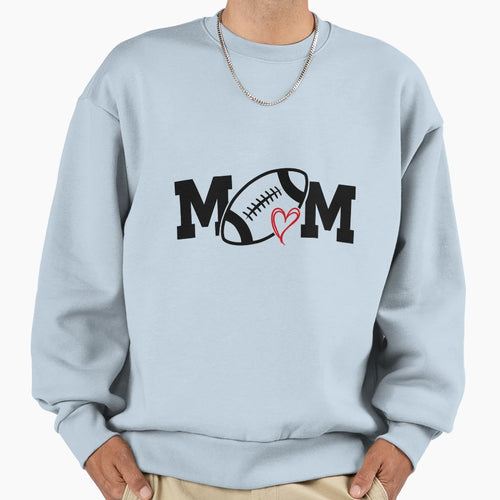 Football Ball Mom Football Love Sweatshirt - Trendy Graphic Men Women - T-Shirt, Sweatshirt, Hoodie