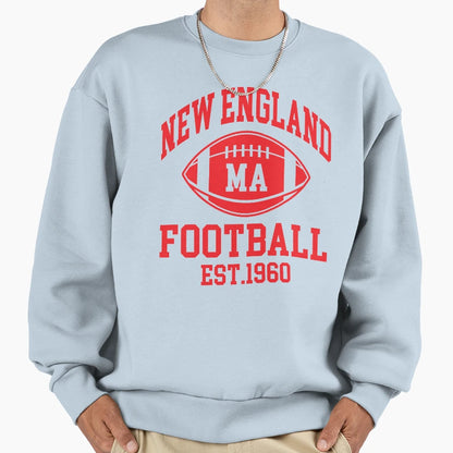 New England Football Sweatshirt - Minimalist Print for Adults - T-Shirt, Sweatshirt, Hoodie