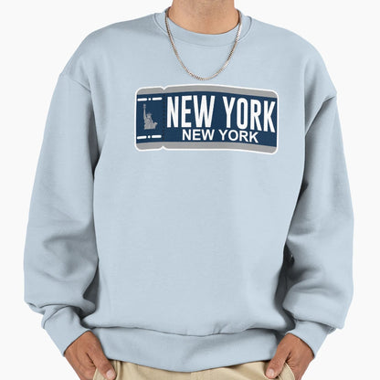 New York Ticket Manhattan Sweatshirt - Aesthetic Graphic for Adults - T-Shirt, Sweatshirt, Hoodie