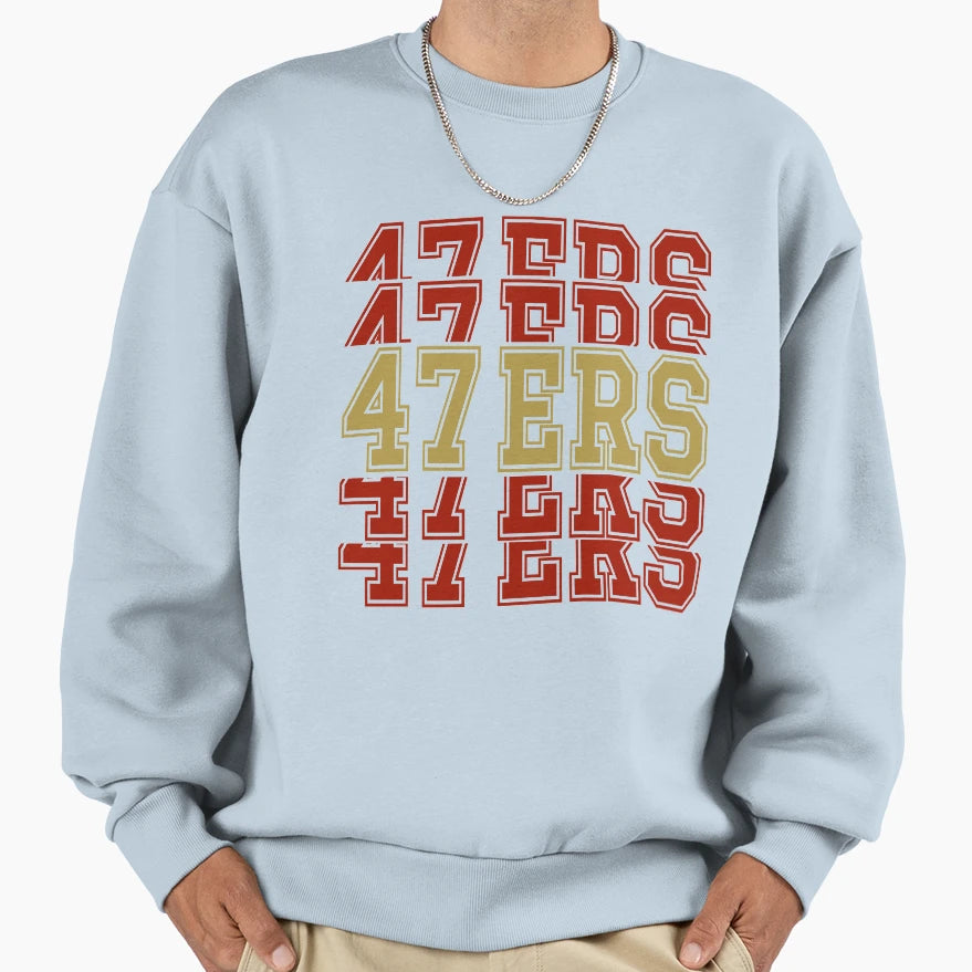 47 Ers 47Ers Logo 47Ers Gifts Gift Sweatshirt - Novelty Apparel for Adults - T-Shirt, Sweatshirt, Hoodie