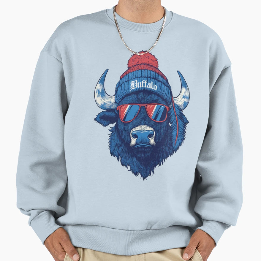 Buffalo Bills Sweatshirt - Aesthetic Graphic Men Women - T-Shirt, Sweatshirt, Hoodie