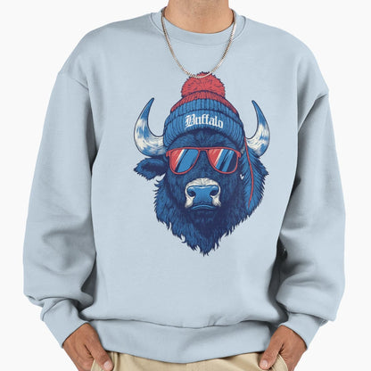 Buffalo Bills Sweatshirt - Aesthetic Graphic Men Women - T-Shirt, Sweatshirt, Hoodie