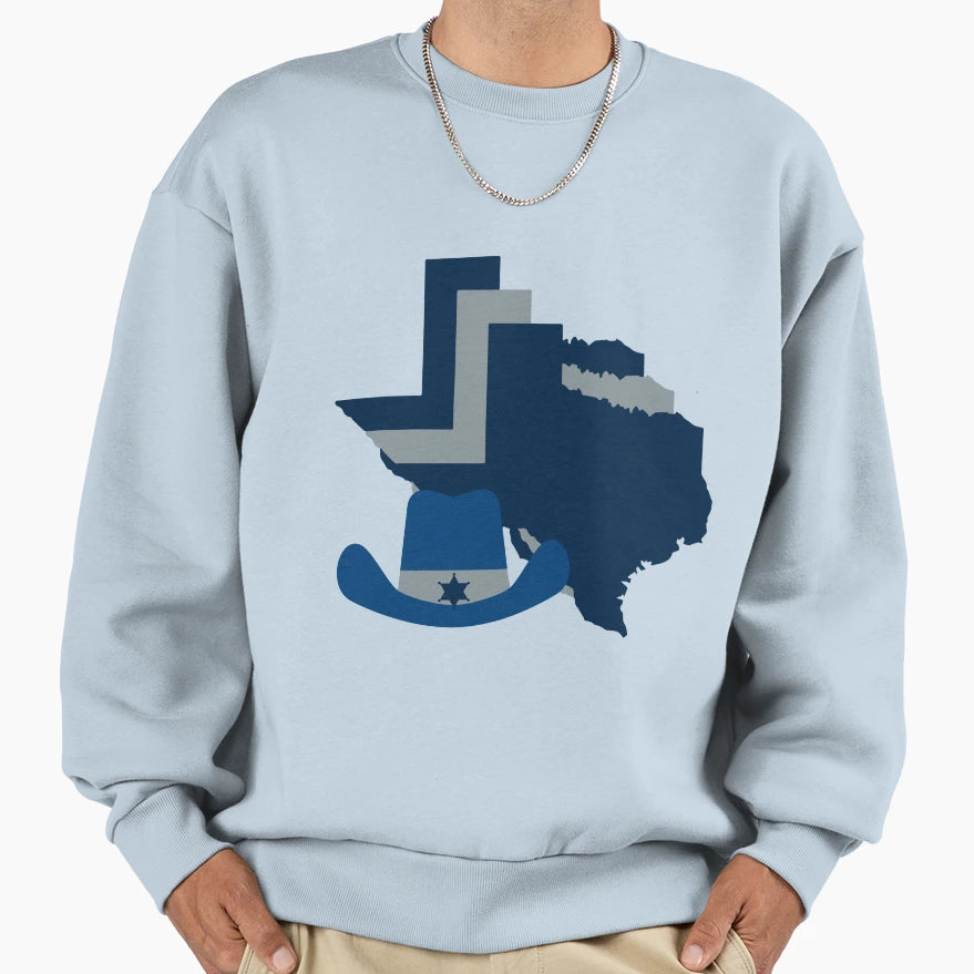 Texas Border Cowboys Sweatshirt - Streetwear Style for Adults - T-Shirt, Sweatshirt, Hoodie