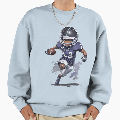Child Playing American Football Sweatshirt - Trendy Graphic for Adults - T-Shirt, Sweatshirt, Hoodie