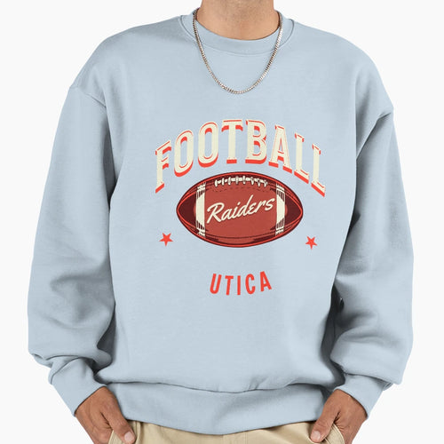 Utica Raiders Football Sweatshirt - Trendy Graphic Men Women - T-Shirt, Sweatshirt, Hoodie