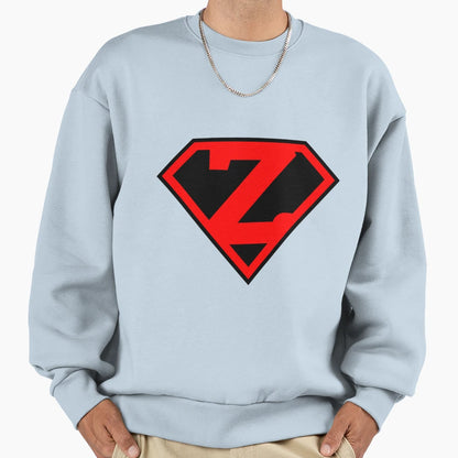 Letter Z Super Letter Vol 3 Zipped Hoodie - Streetwear Style Unisex - T-Shirt, Sweatshirt, Hoodie