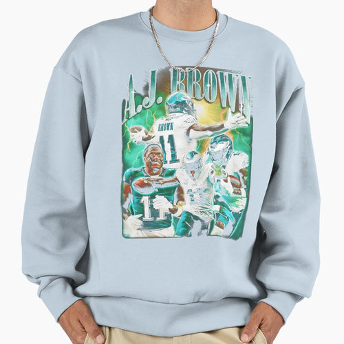 Eclectic Fly Power Aj Brownn Sweatshirt - Casual Everyday Wear Unisex - T-Shirt, Sweatshirt, Hoodie
