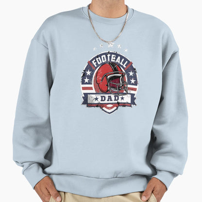 Football Dad Usa Sweatshirt - Fun Novelty Design for Adults - T-Shirt, Sweatshirt, Hoodie