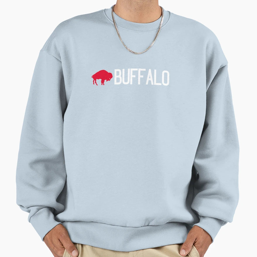 Buffalo Sweatshirt - Casual Everyday Wear Men Women - T-Shirt, Sweatshirt, Hoodie