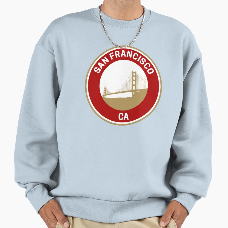 San Francisco California Sweatshirt - Aesthetic Graphic for Adults - T-Shirt, Sweatshirt, Hoodie