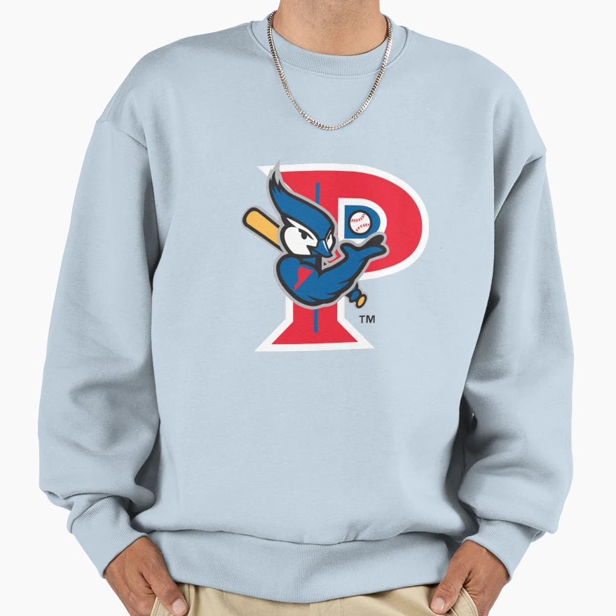 Pulaski Blue Jays Baseball Sweatshirt - Fun Novelty Design for Adults - T-Shirt, Sweatshirt, Hoodie