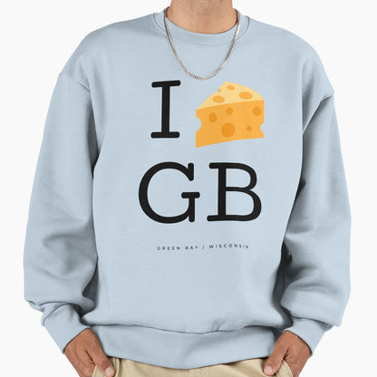 I Cheese Gb Sweatshirt - Minimalist Print for Adults - T-Shirt, Sweatshirt, Hoodie