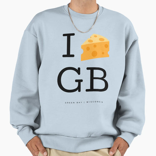 I Cheese Gb Sweatshirt - Minimalist Print for Adults - T-Shirt, Sweatshirt, Hoodie