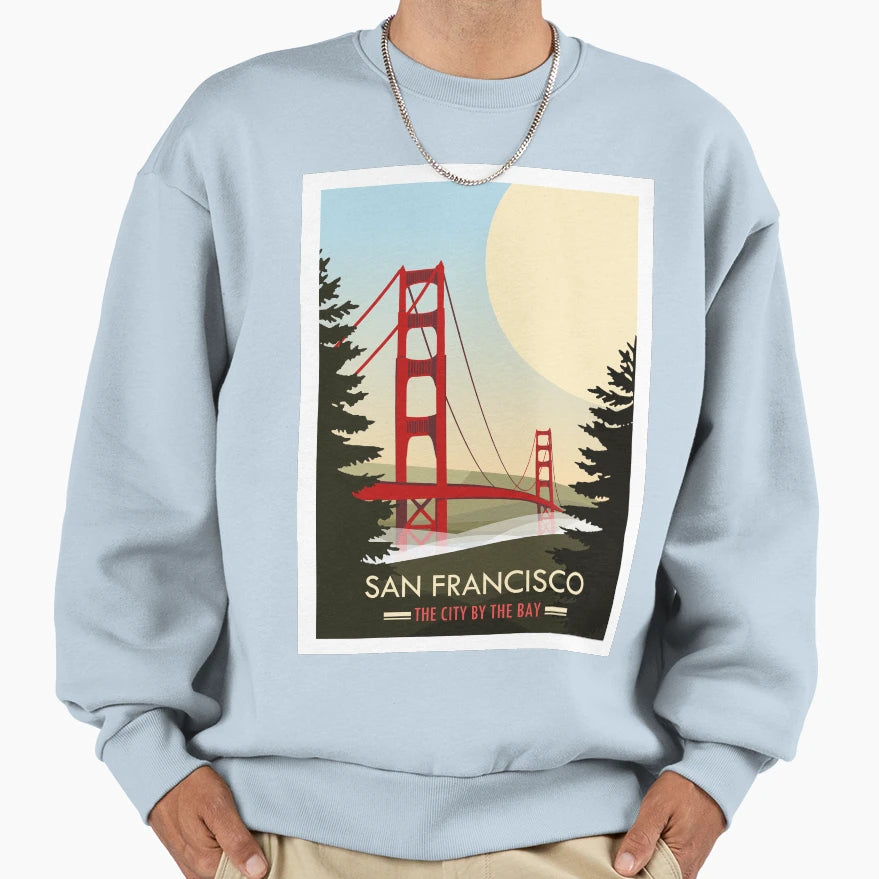 San Francisco Sweatshirt - Trendy Graphic Men Women - T-Shirt, Sweatshirt, Hoodie