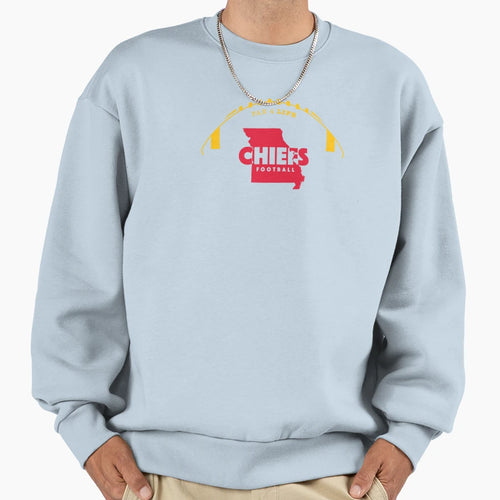 Kansas City Chiefs Sweatshirt - Graphic Print Men Women - T-Shirt, Sweatshirt, Hoodie