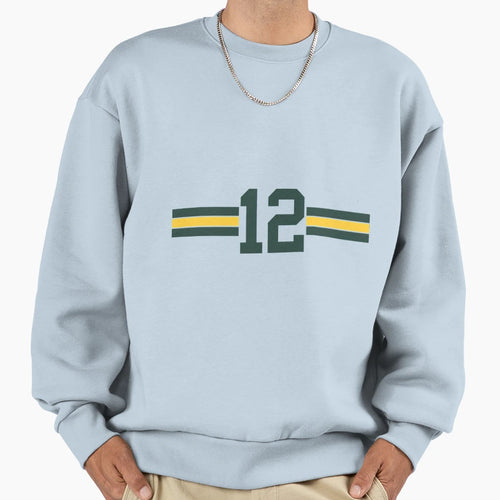 Green Bay 12 Sweatshirt - Minimalist Print for Adults - T-Shirt, Sweatshirt, Hoodie