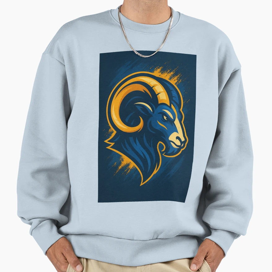 Rams Football Sweatshirt - Casual Everyday Wear for Adults - T-Shirt, Sweatshirt, Hoodie