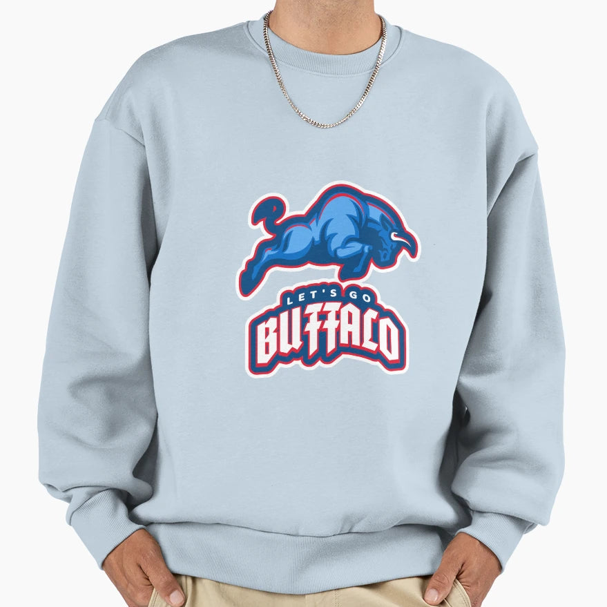 Lets Go Buffalo Lets Go Buffalo Sweatshirt - Aesthetic Graphic for Adults - T-Shirt, Sweatshirt, Hoodie