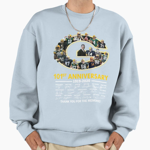 Gr En B Y Packer 101St Anniversary Sweatshirt - Novelty Apparel Men Women - T-Shirt, Sweatshirt, Hoodie