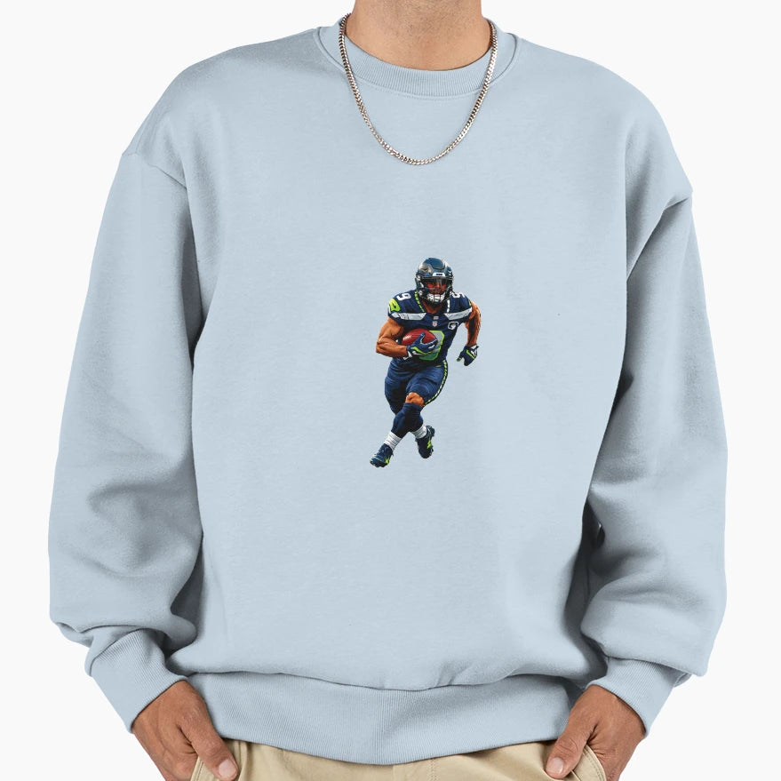 Kenneth Walker Iii Super Bowl Lx Sweatshirt - Unique Graphic for Adults - T-Shirt, Sweatshirt, Hoodie