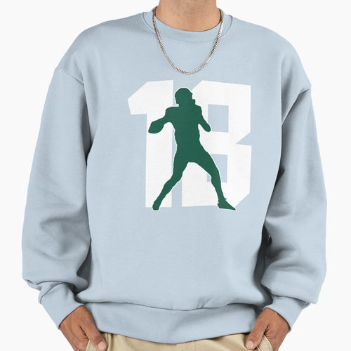 Michigan State No 18 Sweatshirt - Novelty Apparel Men Women - T-Shirt, Sweatshirt, Hoodie