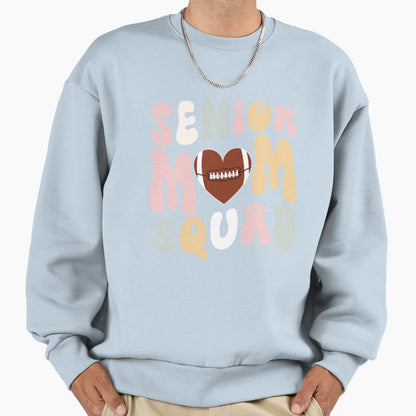 Senior Mom Squad American Sweatshirt - Fun Novelty Design Men Women - T-Shirt, Sweatshirt, Hoodie