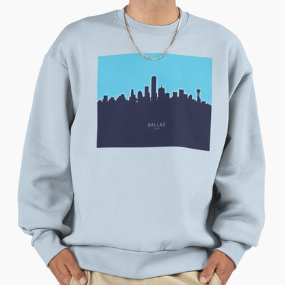 Dallas Texas Skyline Sweatshirt - Graphic Print for Adults - T-Shirt, Sweatshirt, Hoodie