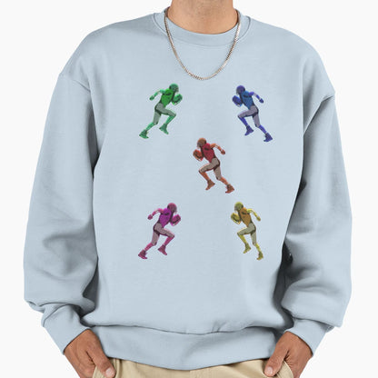 Football Players Sweatshirt - Novelty Apparel for Adults - T-Shirt, Sweatshirt, Hoodie