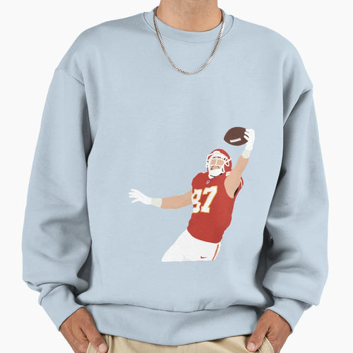 TK Football Illustration Sweatshirt - Streetwear Style for Adults - T-Shirt, Sweatshirt, Hoodie