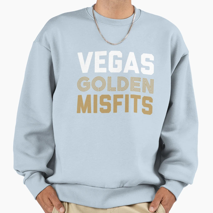 Vegas Golden Misfits Hockey Fan Sweatshirt - Custom Art Print Unisex - T-Shirt, Sweatshirt, Hoodie