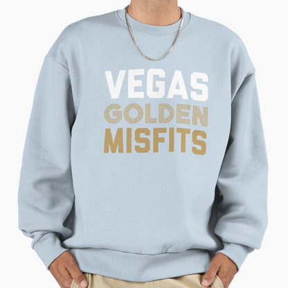 Vegas Golden Misfits Hockey Fan Sweatshirt - Custom Art Print Unisex - T-Shirt, Sweatshirt, Hoodie